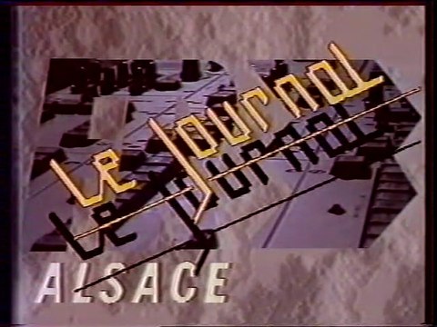 FR3 - 8 Octobre 1988 - Pubs, JT 19-20 national, JT régional Alsace (visite du Pape Jean-Paul II)