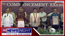 Marcos at Bantag, nagkaharap sa graduation ng PNP Academy | News Night