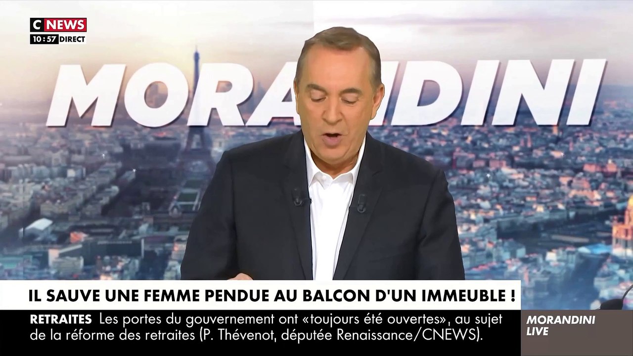 Levallois-Perret - Le jeune Anthony qui a sauvé une dame pendue au 14e étage d'un balcon témoigne dans "Morandini Live"