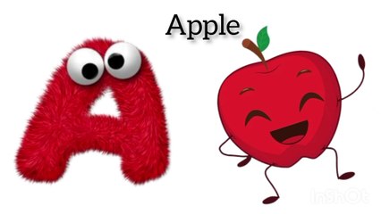 a for apple b for ball alphabet a to z - abc kids video - a to z reading - abcd