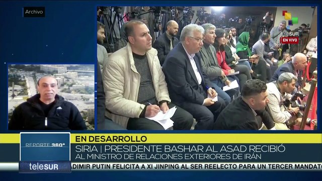 Siria: Pdte. Bashar Al-Asad recibió al canciller de Irán
