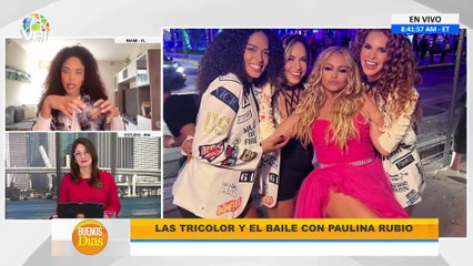 Dayra Lambis, una de 'Las Tricolor' cuenta cómo logró bailar junto a la cantante Paulina Rubio