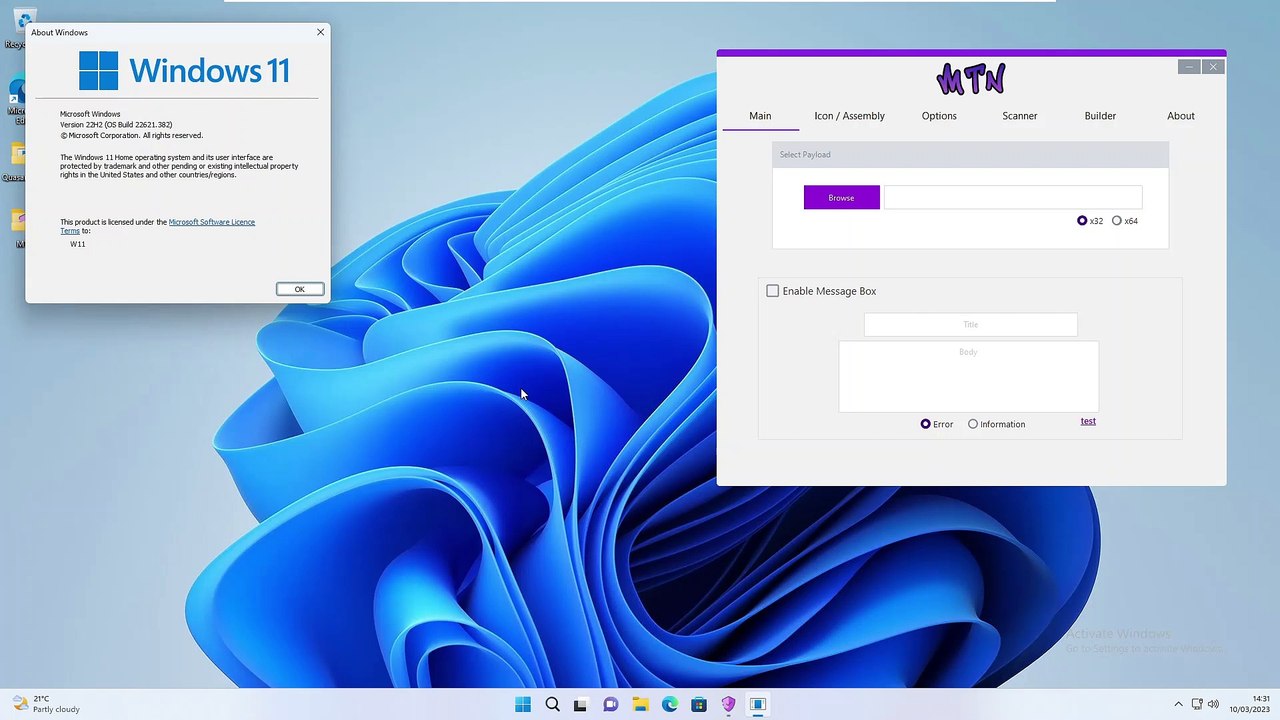 MTN [Latest Update] 0/26 Scantime and Runtime Bypass | Windows Defender Runtime Bypass - W11