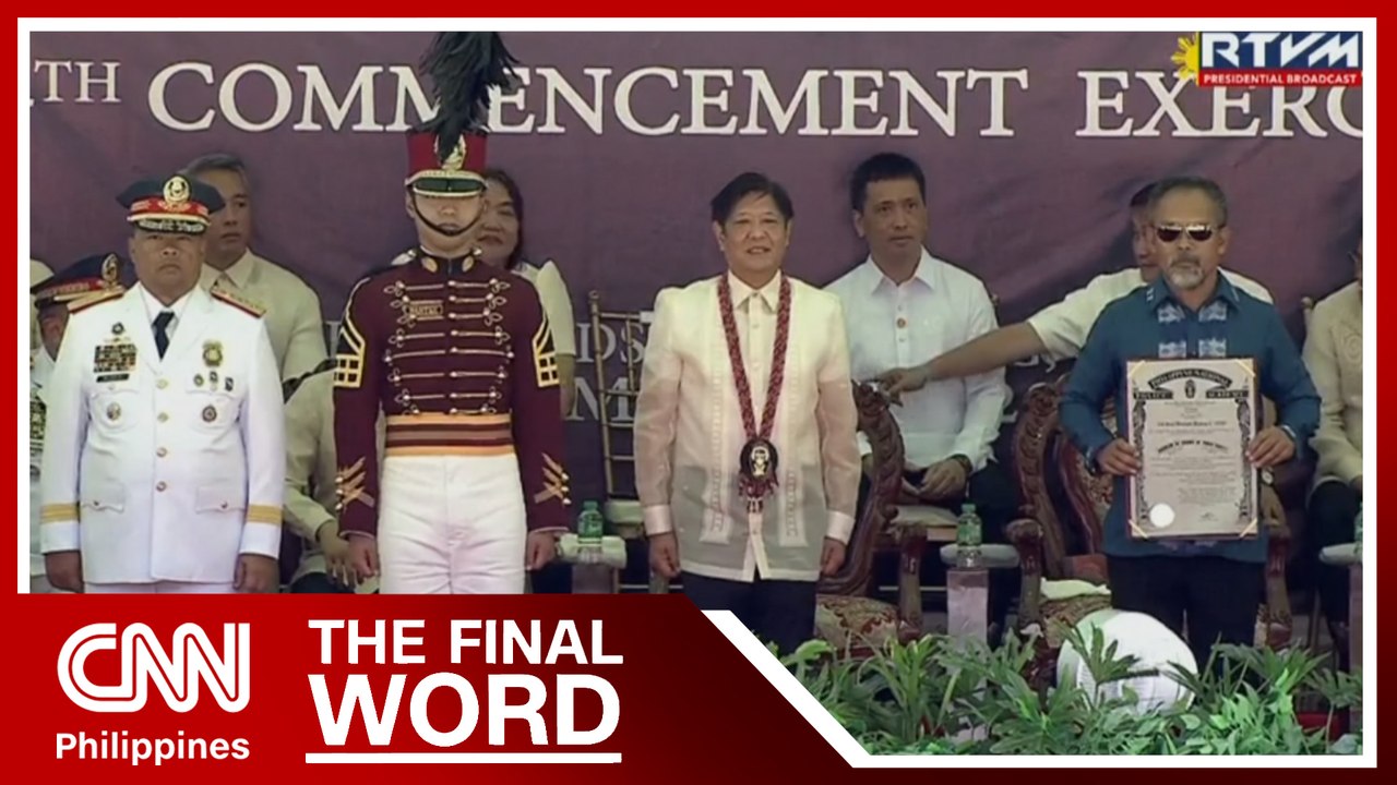 Marcos, Bantag share stage at PNP Academy graduation ceremony | The Final Word
