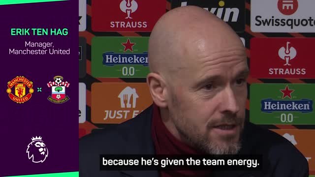 Fernandes' emotion is his 'weapon' - Ten Hag