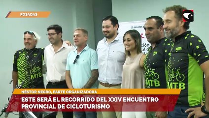 Conocé el recorrido del XXIV Encuentro Provincial de Cicloturismo en la ciudad de Posadas