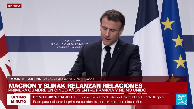 Rishi Sunak: la reunión de hoy es un nuevo inicio para Francia y Reino Unido