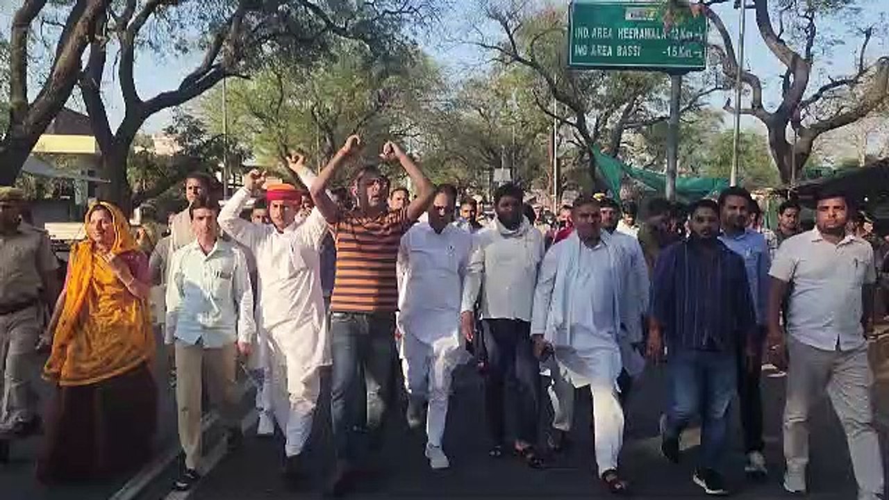 राज्यसभा सांसद डॉ किरोड़ी लाल की रिहाई को लेकर भाजपा कार्यकर्ताओं ने किया हाईवे जाम