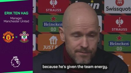 Fernandes' emotion is his 'weapon' - Ten Hag