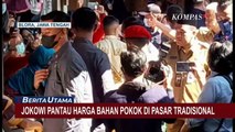 Pantau Harga Bahan Pokok di Pasar Menden Blora, Jokowi: Kondisi Harga Baik