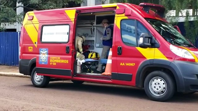 Motociclista fica ferido em acidente nas proximidades do Zoológico