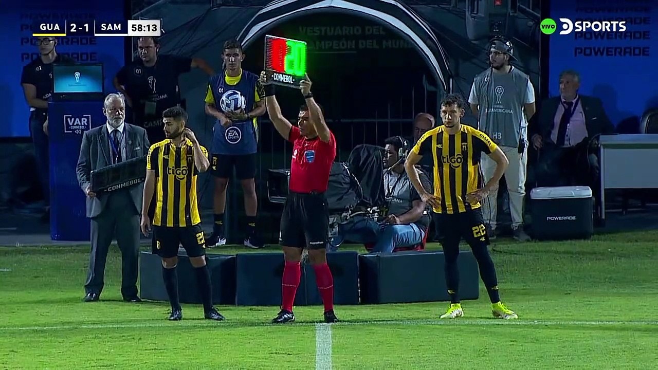 COPA CONMEBOL SUDAMERICANA 2023 - Guaraní (3-1) Sportivo Ameliano - FASE PRELIMINAR - PARAGUAY 1 - SEGUNDO TIEMPO