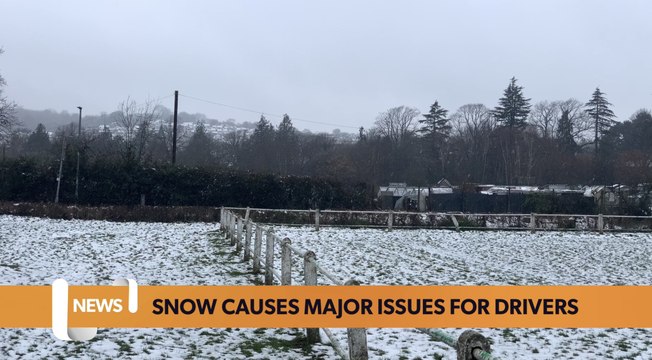 Wales headlines 10 March: Snow causes major problems across North Wales