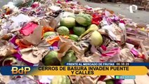 Cerros de basura invaden puentes y calles en La Victoria, Surco y Villa El Salvador