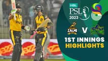 1st Innings Highlights | Peshawar Zalmi vs Multan Sultans | Match 27 | HBL PSL 8 | MI2T