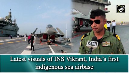 Watch: India’s first indigenous sea airbase INS Vikrant