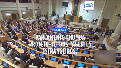 Parlamento da Geórgia rejeita projeto-lei dos "agentes estrangeiros"