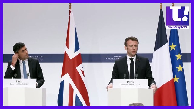 Live: Emmanuel Macron & Rishi Sunak Holds Join Press Conference
