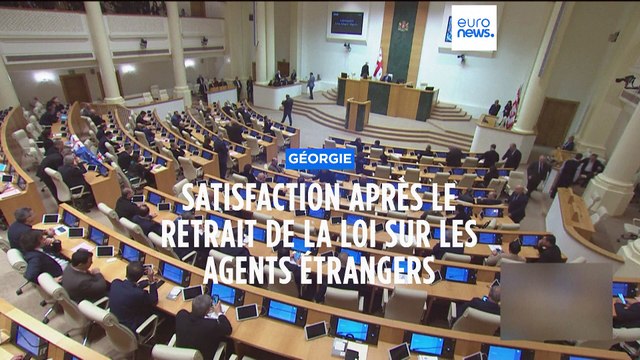 Pas de loi sur les agents de l'étranger en Géorgie : manifestation de joie à Tbilissi