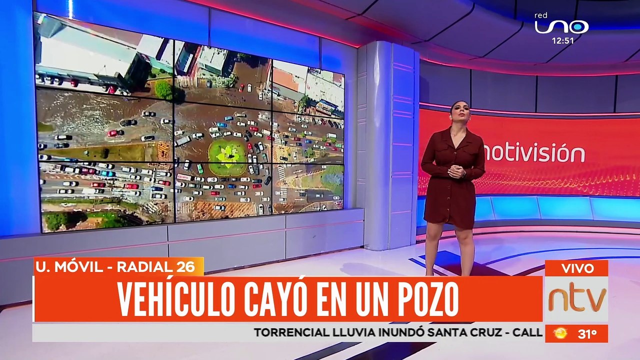 Director de obras públicas de Santa Cruz, Jorge Siles, informa sobre el plan de emergencia activado por las intensas lluvias
