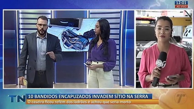 Criminosos encapuzados invadem sítio na Grande Vitória