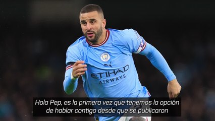 Guardiola se pronuncia sobre la polémica de Walker