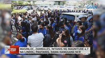 Masinloc, Zambales, niyanig ng magnitude 4.7 na lindol; pagyanig, dama hanggang NCR | 24 Oras News Alert