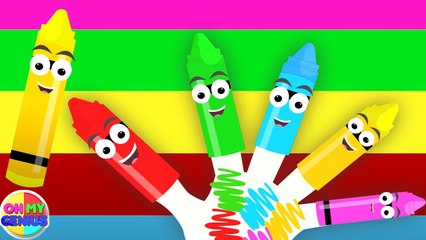 Finger Family Fun: Singing And Dancing with Crayons