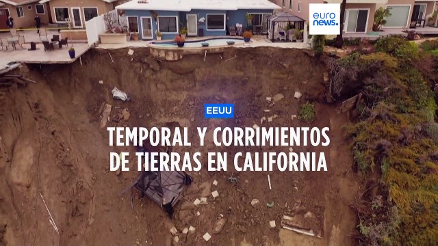 EEUU | El temporal en California provoca peligrosos corrimientos de tierras