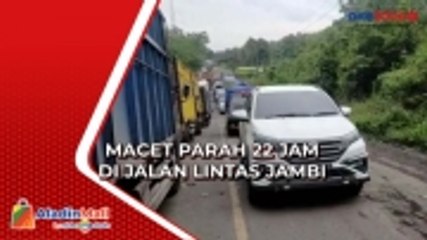 Macet Parah 22 Jam di Jalan Lintas Jambi, Ternyata Ini Pemicunya