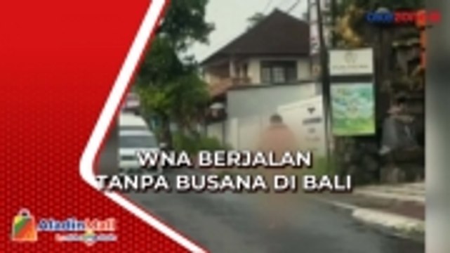 Diduga Depresi dan Pengaruh Miras, WNA Berjalan Tanpa Busana di Bali