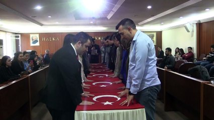 İnegöl Belediyesi’nde memurlar yemin etti