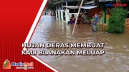 Aktivitas Warga Lumpuh, Ratusan Rumah Terendam Banjir hingga 1 Meter di Subang