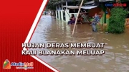 Download Video: Aktivitas Warga Lumpuh, Ratusan Rumah Terendam Banjir hingga 1 Meter di Subang