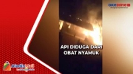 4 Rumah dan 2 Kelas Madrasah Dilalap Api di Madina, Lansia Luka Bakar