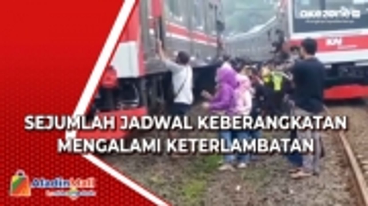 Commuterline Anjlok di Antara Stasiun Parung Panjang dan Stasiun Cisauk