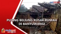 Detik-Detik Angin Puting Beliung Sapu Bayuwangi, Ratusan Rumah Rusak