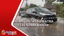 Hujan Deras 24 Jam, Jalan Lintas Tengah Sumatra Terendam Banjir