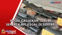 Polisi Bongkar Praktik Jual Beli Senjata Api Ilegal di Sidoarjo, 9 Unit Senjata Diamankan