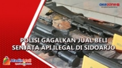 Polisi Bongkar Praktik Jual Beli Senjata Api Ilegal di Sidoarjo, 9 Unit Senjata Diamankan