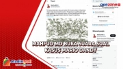 Tanggapi Kasus Mario Dandy, Mahfud MD : Harus Tetap Diproses Hukum!