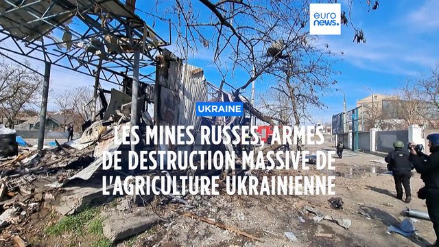 Les mines russes, armes de destruction massive de l'agriculture ukrainienne