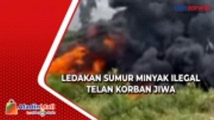 Satu Orang Tewas dan Dua Alami Luka Bakar dalam Ledakan Sumur Minyak Ilegal