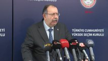 YSK Başkanı Ahmet Yaner, açıklamalarda bulundu