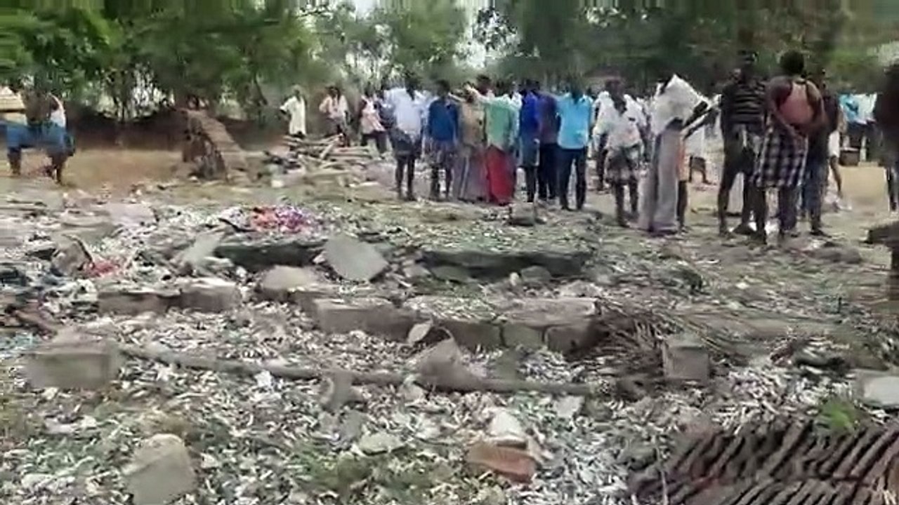 धर्मपुरी में पटाखा फैक्ट्री में हुआ विस्फोट, दो...