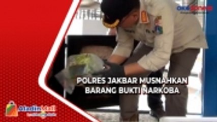 Polres Jakbar Musnahkan Barang Bukti Narkoba Senilai Rp35 Miliar dengan Mobil Khusus BNN