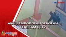Aksi Pembobolan Sekolah Terekam CCTV, Pelaku Gasak Uang Rp10 Juta dan Peralatan Elektronik