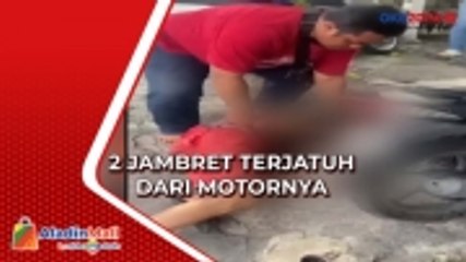 Download Video: 2 Jambret Terjatuh dari Motornya saat Beraksi Incar Wisatawan Asing di Bali