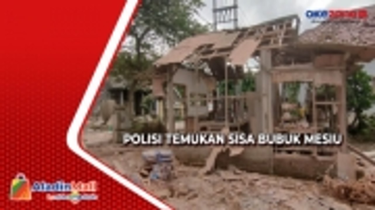 Polisi Temukan Sisa Bubuk Mesiu di Lokasi Ledakan Petasan di Blitar