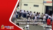 Viral! Ngampus Pakai Seragam SMA, Mahasiswa UGM Sukses Bikin Dosen Bingung